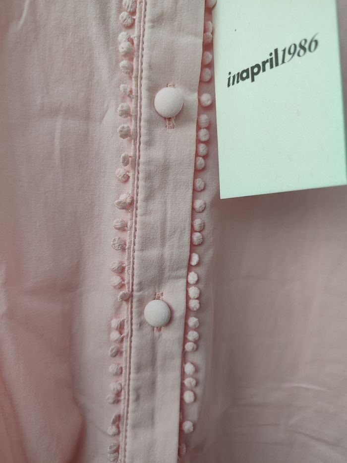 Chemise rose en coton 2XL. In april 1986 - photo numéro 5