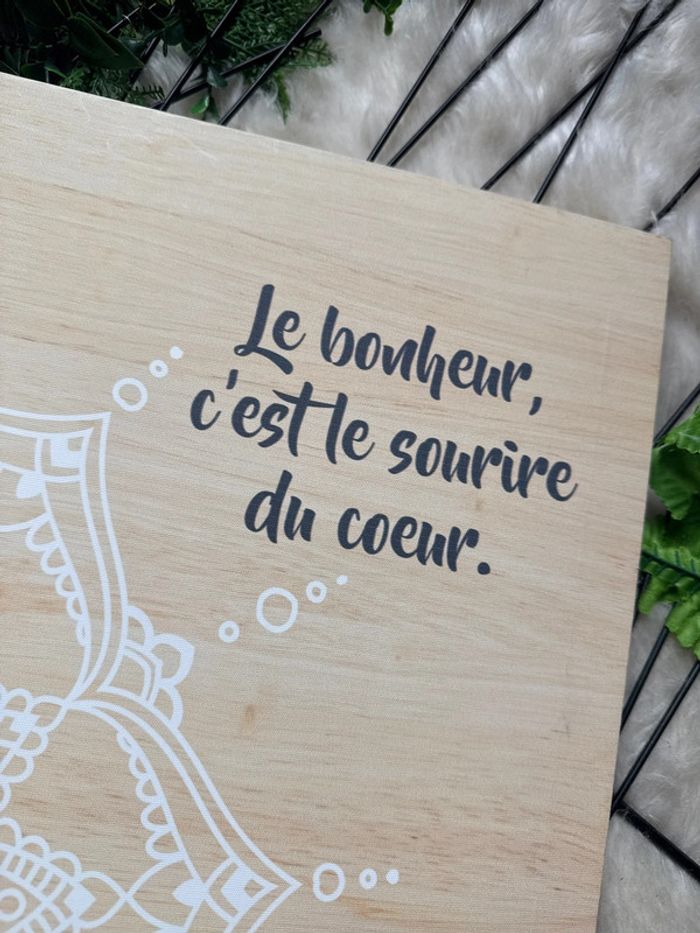 Cadre Le bonheur c'est le sourire du coeur - photo numéro 3