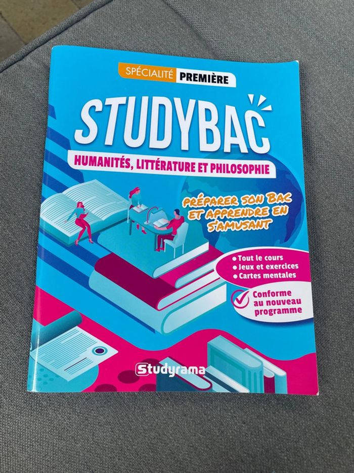 Studybac spécialité HLP humanités littérature philosophie premiere bac