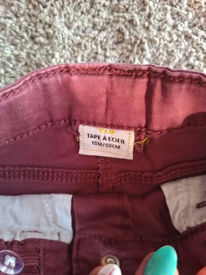 Lot 2 pantalon 18 mois fille - photo numéro 7