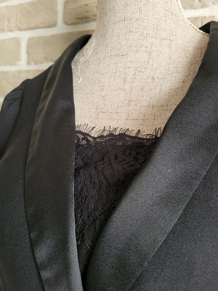 Élégante combinaison noire avec dentelle Naf Naf - photo numéro 6