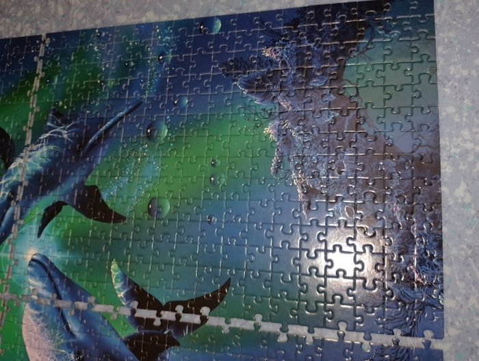 Puzzle 1000 pièces Dauphins Nathan - photo numéro 4