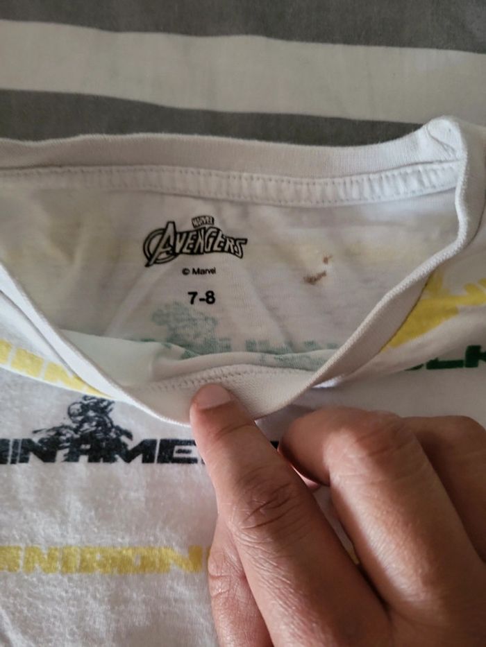 T-shirt MC Avengers 7-8 ans - photo numéro 2