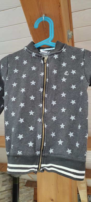 Cardigan molleton petit bateau 4 ans