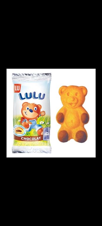 Lot de 6 oursons chocolat gâteau 