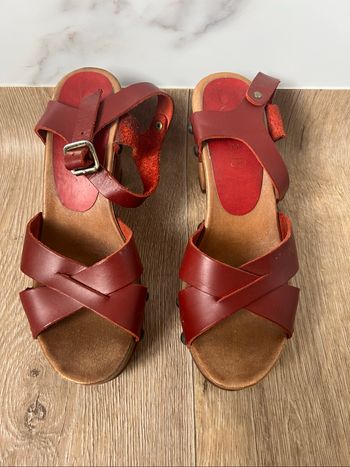 Sandales rouge