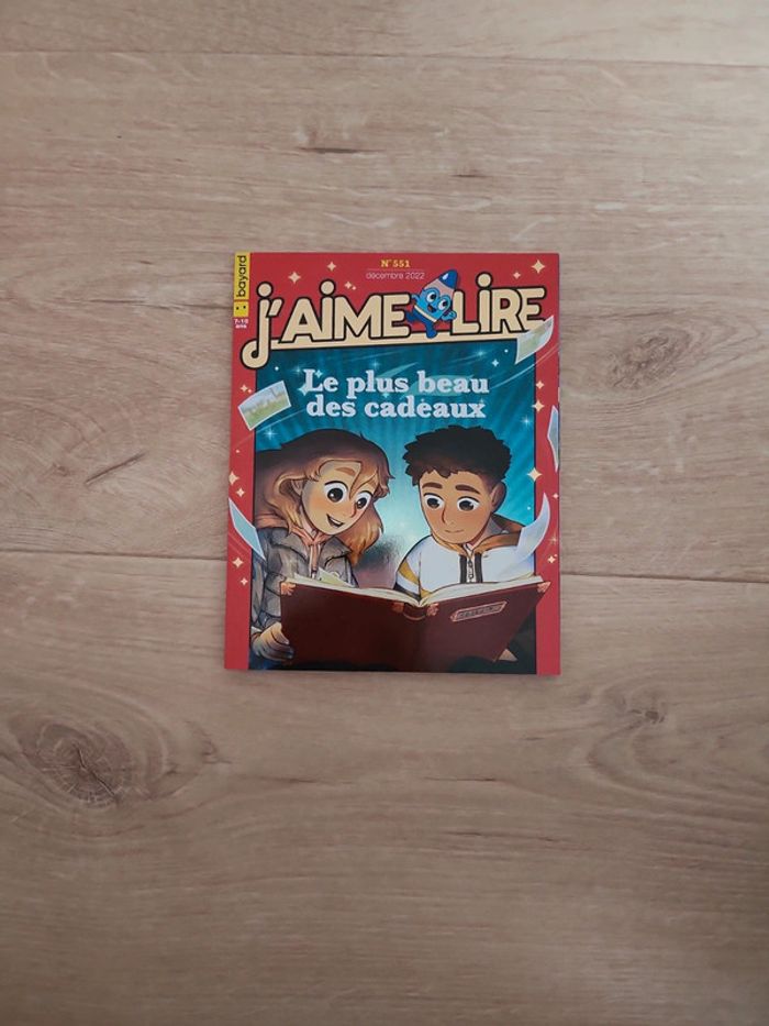 Livre J'aime Lire "Le plus beau des cadeaux" n°551 décembre 2022 édition Bayard