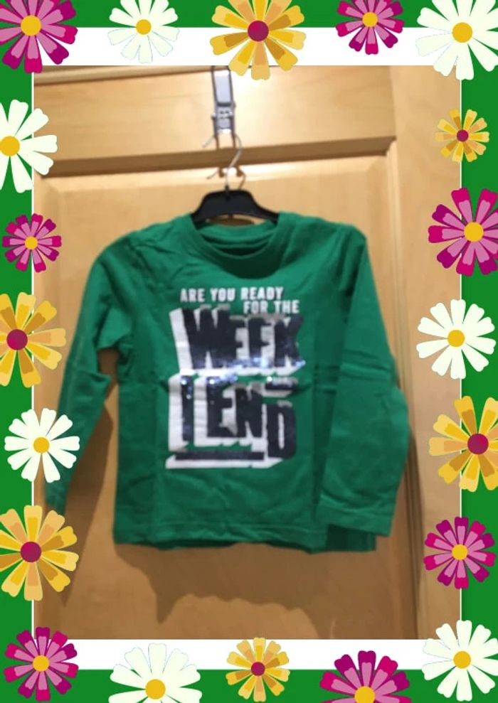 T-shirt vert foncé orchestra