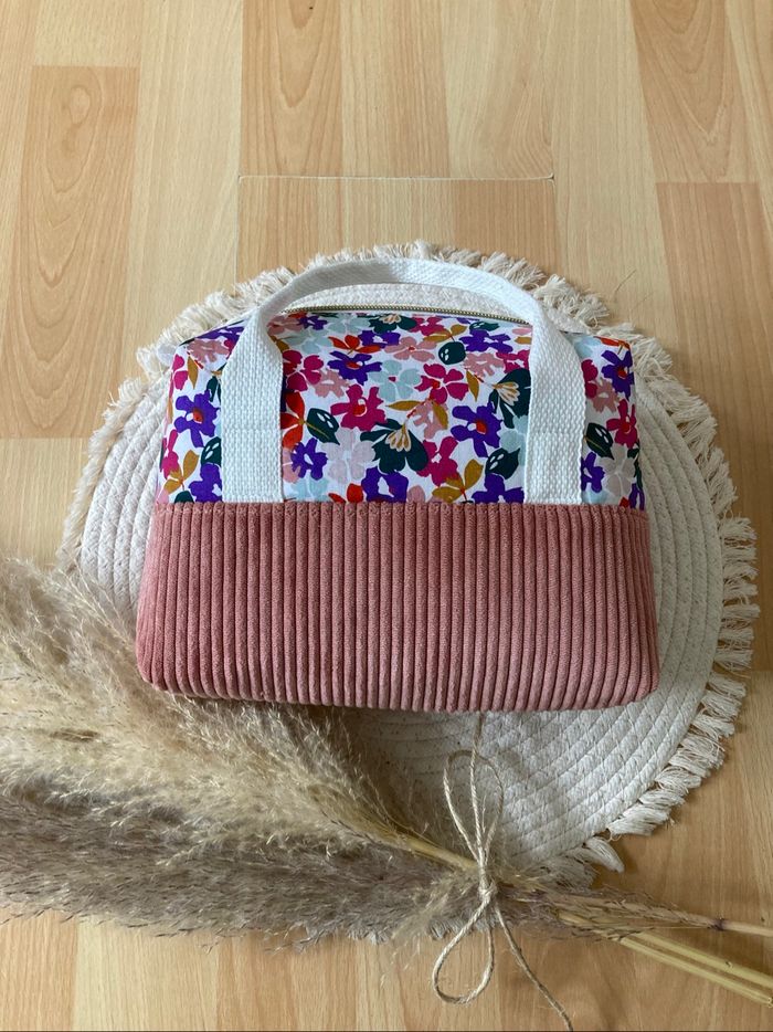 Trousse de toilette vieux rose - photo numéro 4
