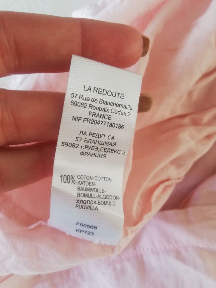 Débardeur à bretelles rose la redoute 10 ans - photo numéro 4