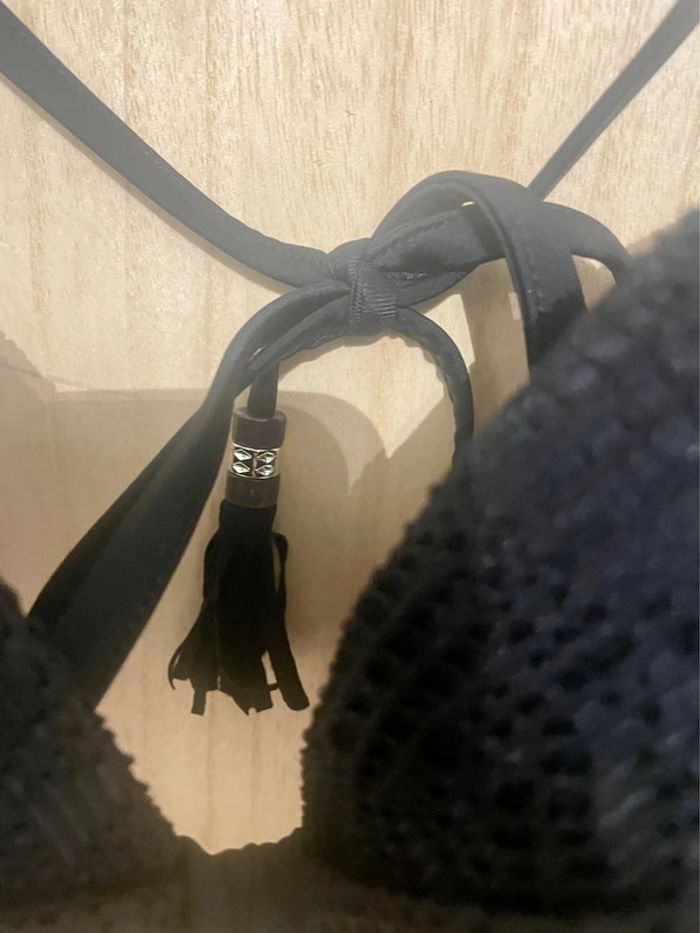Haut de maillot de bain noir super push-up - 90C - photo numéro 5