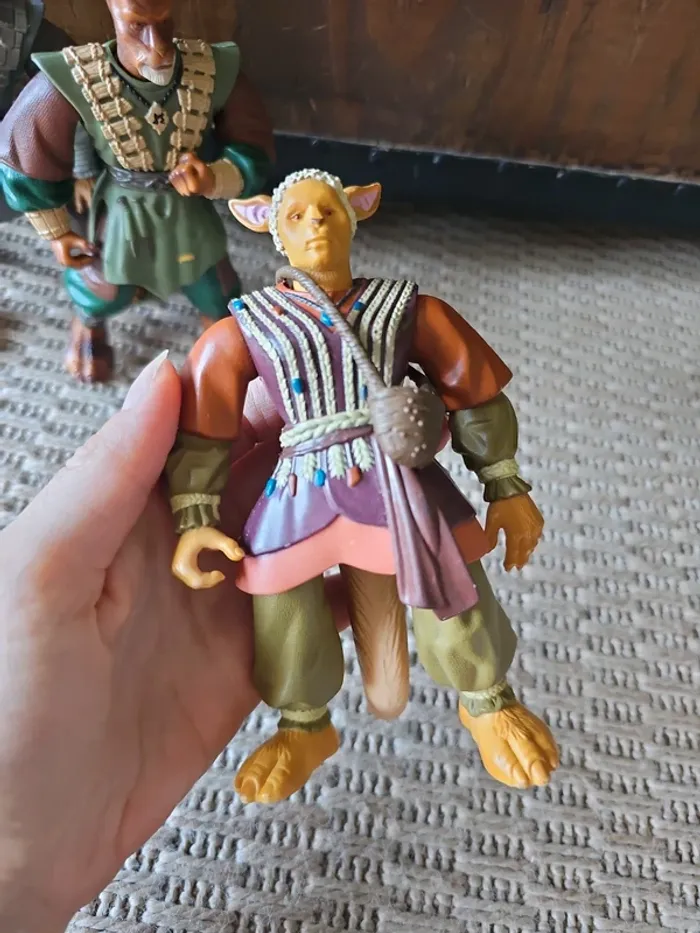 Figurine kangourou guerriers de la vertue vintage - photo numéro 2