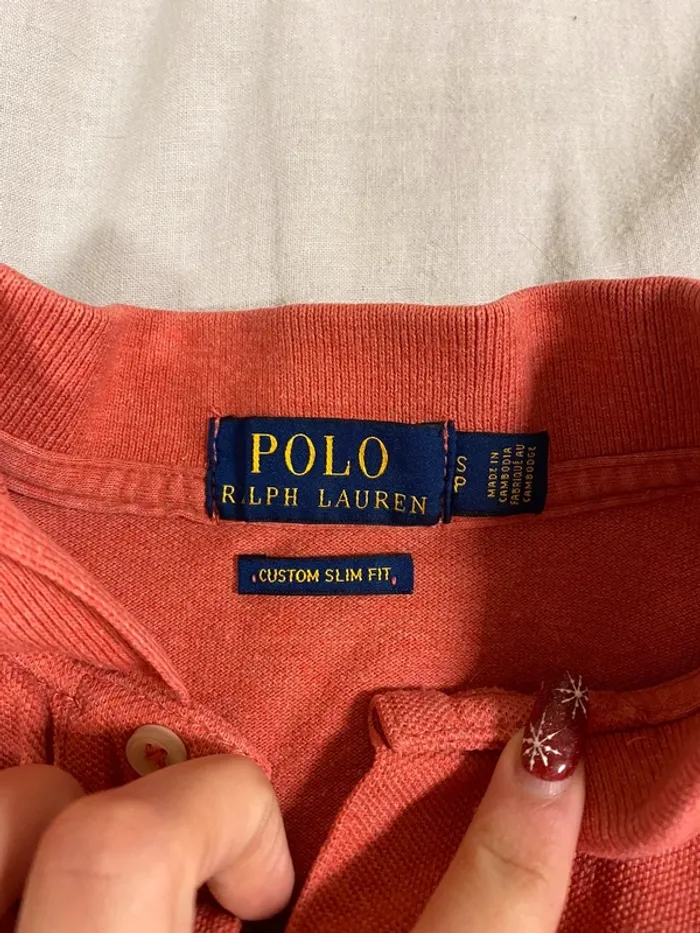 Polo corail Ralph Lauren - photo numéro 4