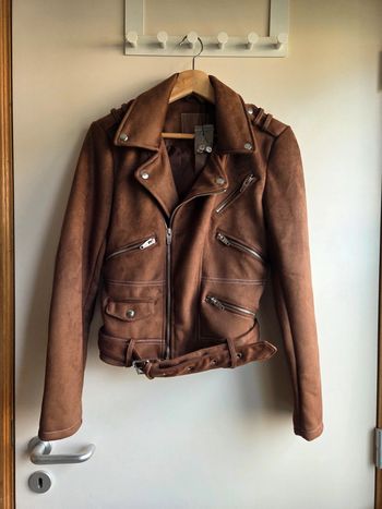 Veste perfecto marron amisu - neuve avec étiquette - taille 38