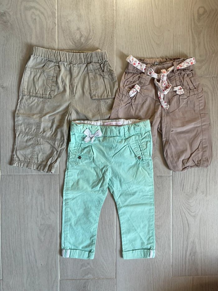 3 pantalons 18mois
