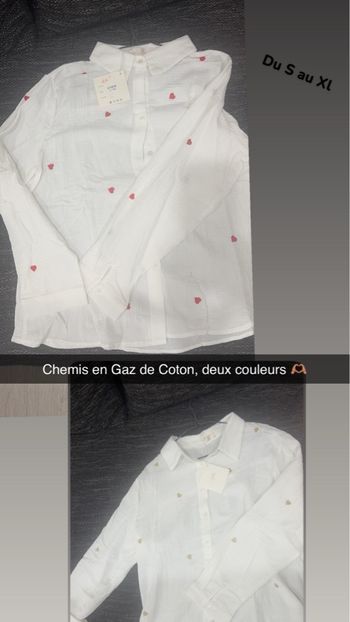 Chemise gaz de coton