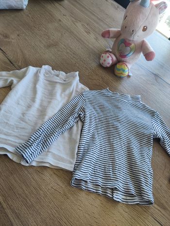 Lot de 2 tee-shirt a manches longues