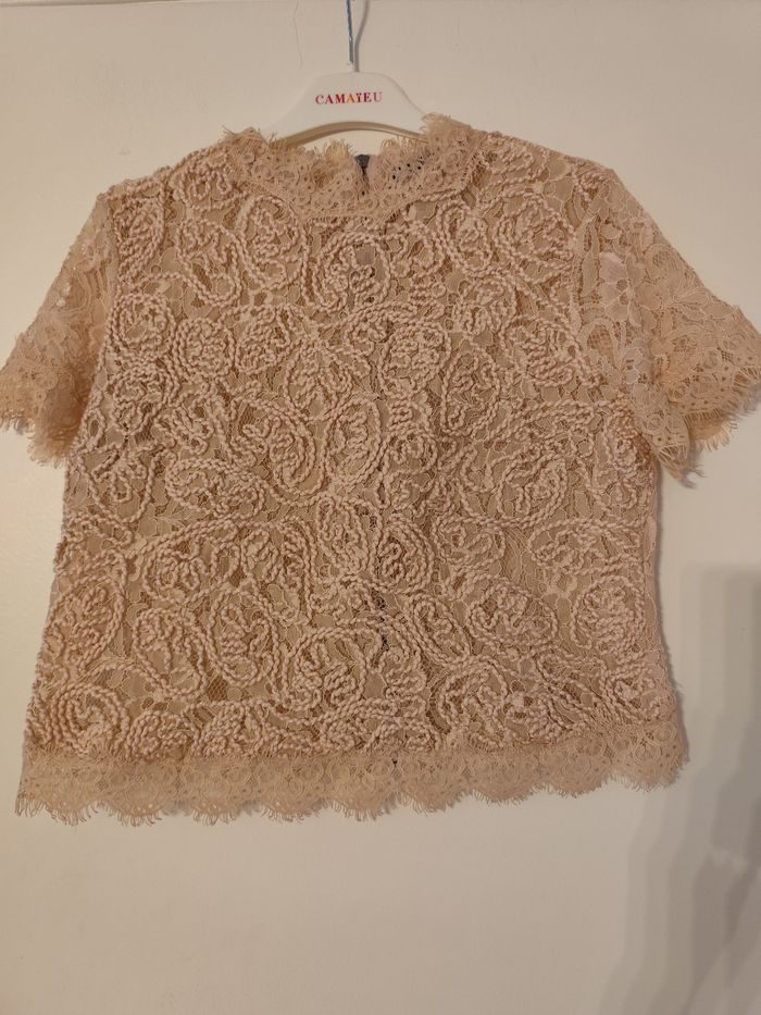 Blouse brodée zara - photo numéro 2