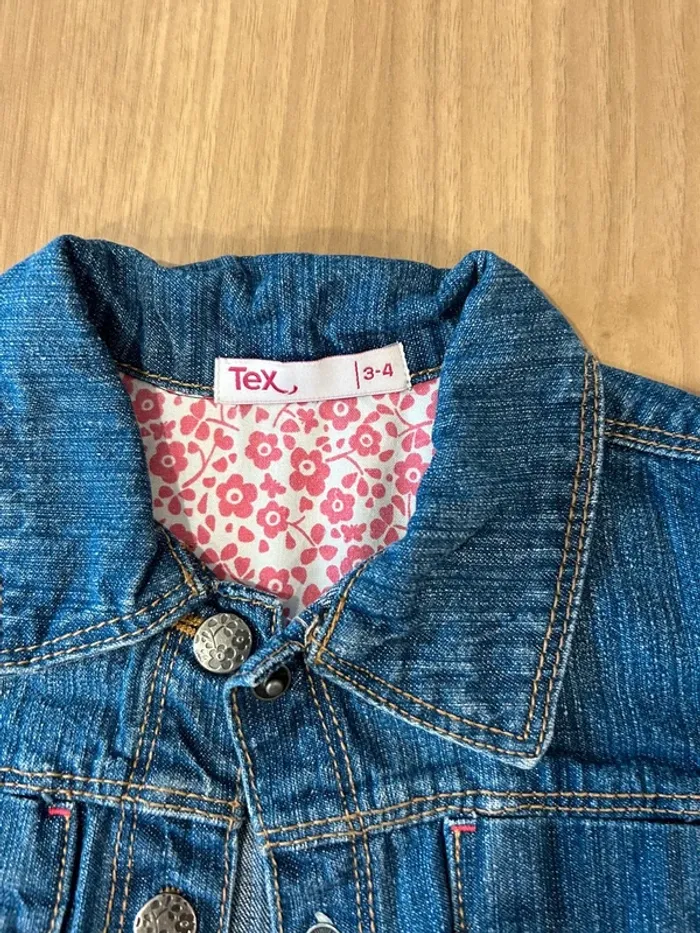 Veste en jeans tex 3-4 ans - photo numéro 4