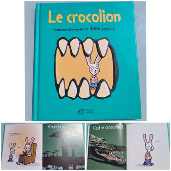 Livre 🐇 Le Crocolion 🐊 Éditions Thierry Magnier