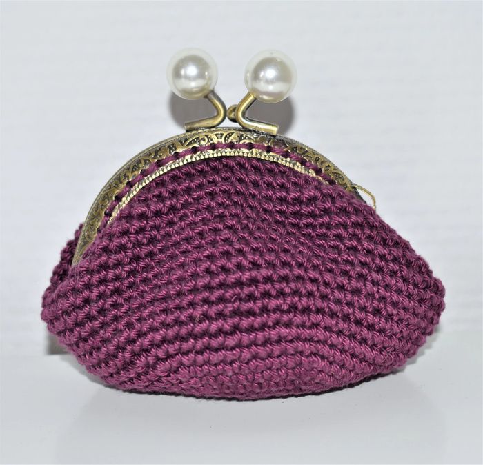 Porte-monnaie rétro Fait main au crochet