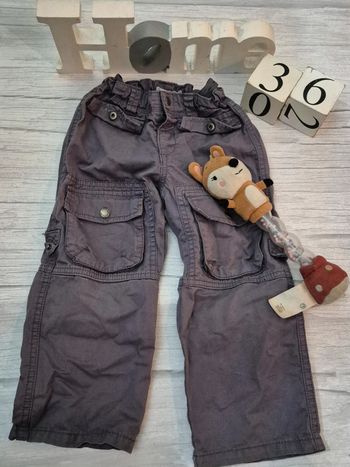 Pantalon 2 en 1 couleur violet parme Taille 36mois Verbaudet