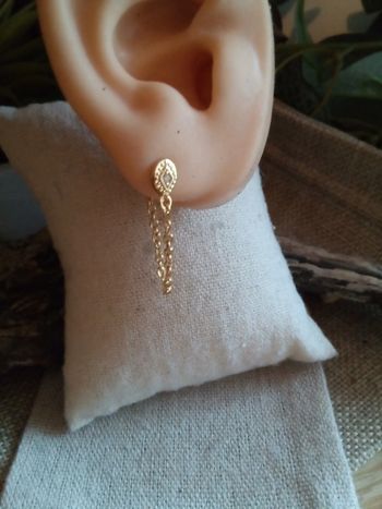 Boucles d'oreilles chaînettes