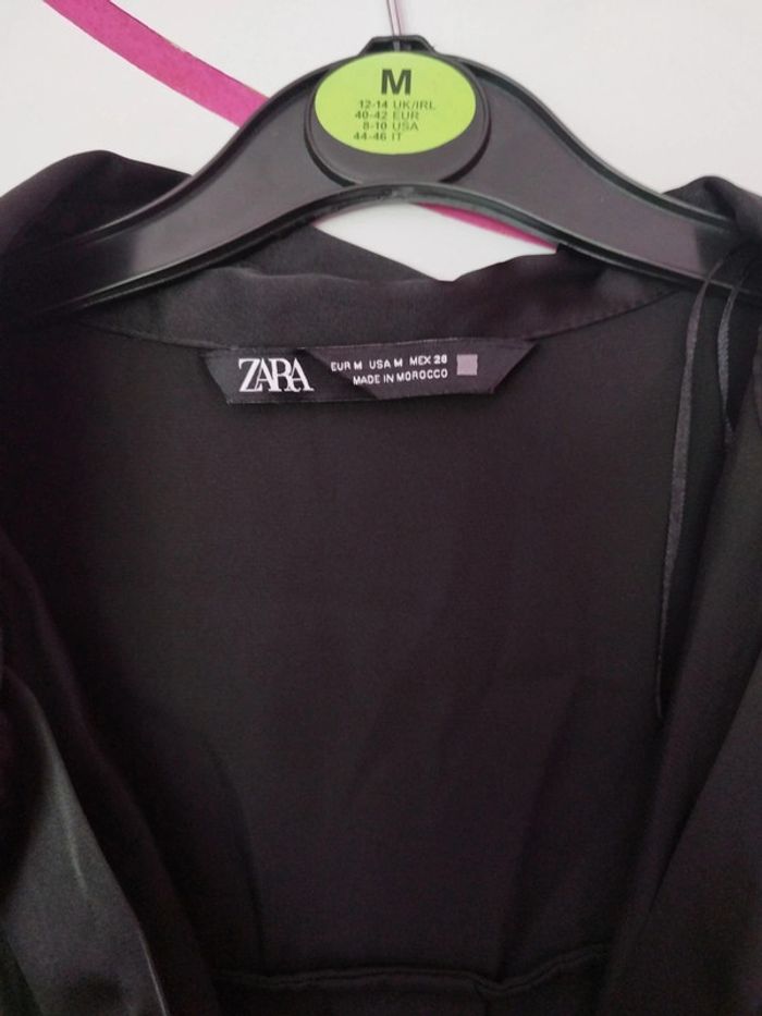 Chemise en satin femme Zara taille M 1 - photo numéro 4