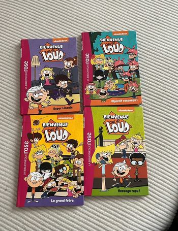 Lot de livres bienvenue chez les louds