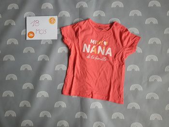Tee shirt 18 mois