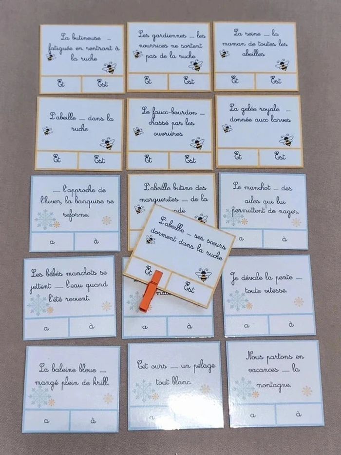 16 cartes à pince et/est - a/à - photo numéro 5