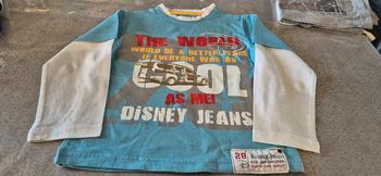Tee-shirt disney jeans 3/4 ans
