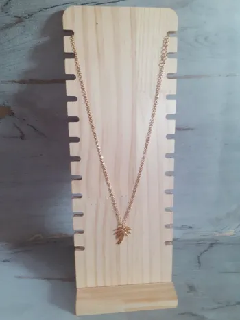 Collier doré palmier
