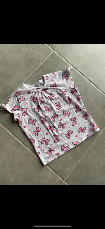 Tee shirt manches courtes Disney 4 ans