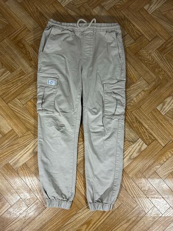 Pantalon Jogging Cargo Zara Grise 
