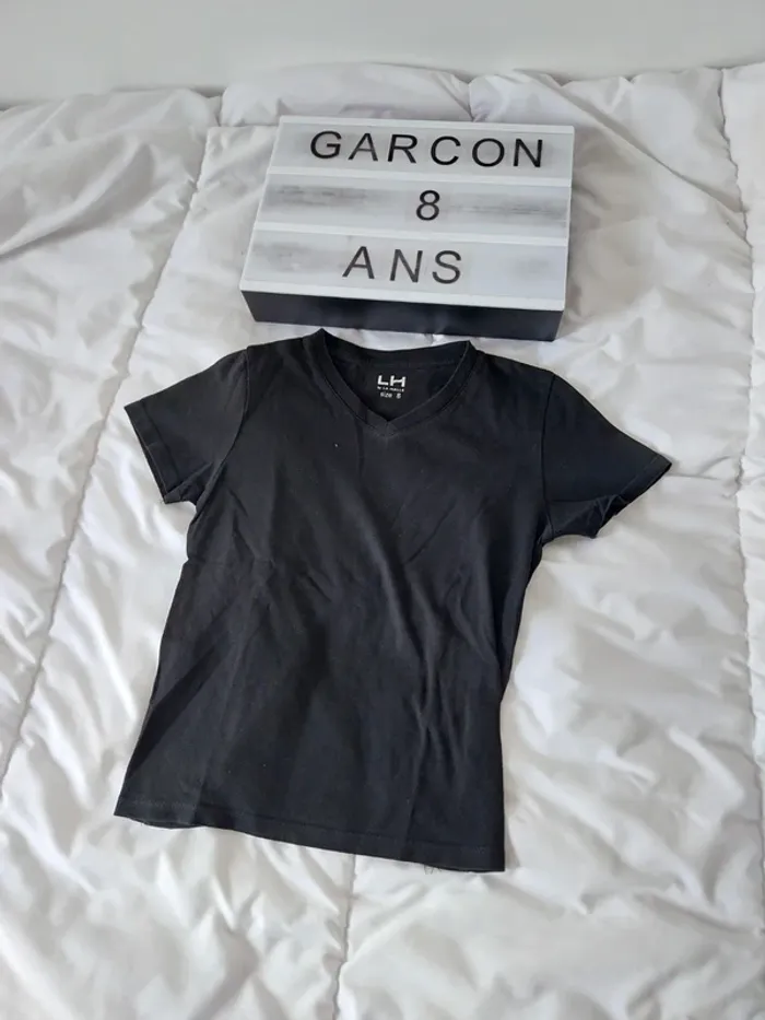 Tee-shirt manche courte garçon 8 ans La halle