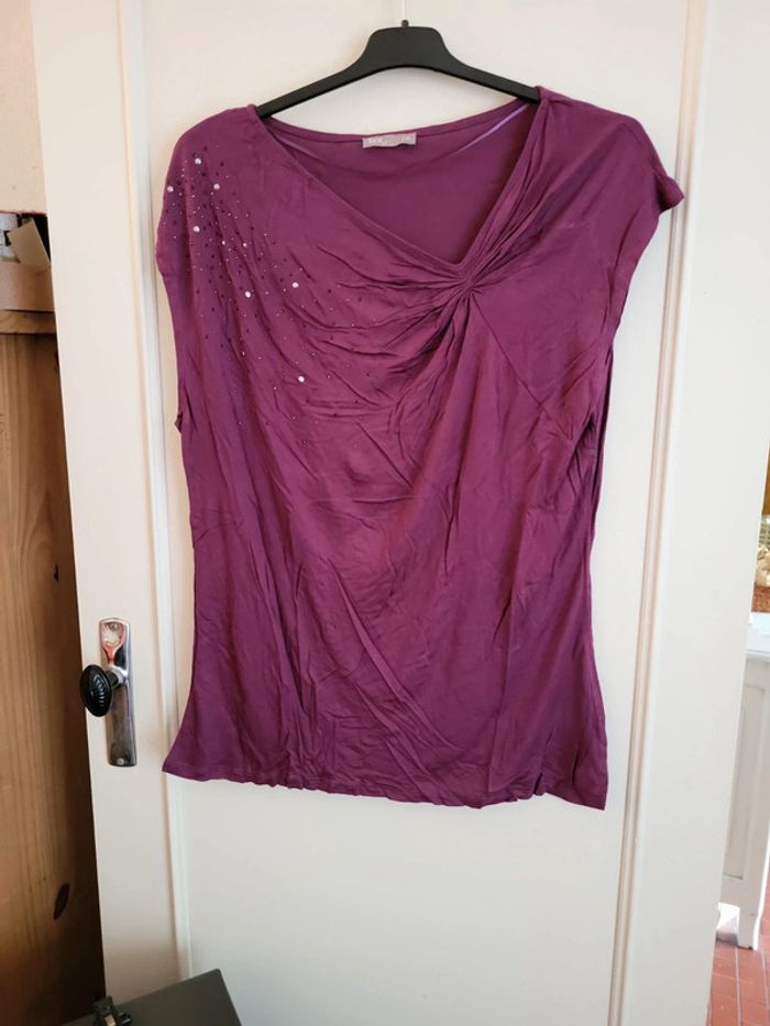 T shirt tex violet