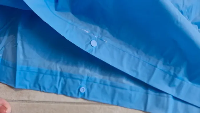 Pancho de pluie taille unique bleu delirium - photo numéro 4