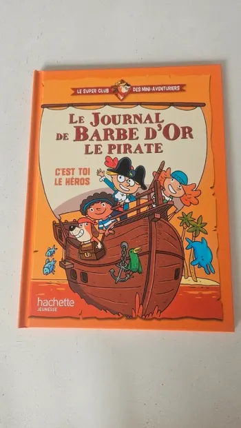 Livre le journal de barbe d'or le pirate