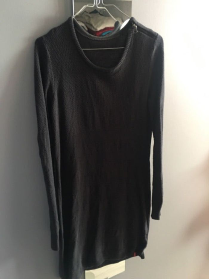 Robe pull Esprit gris anthracite