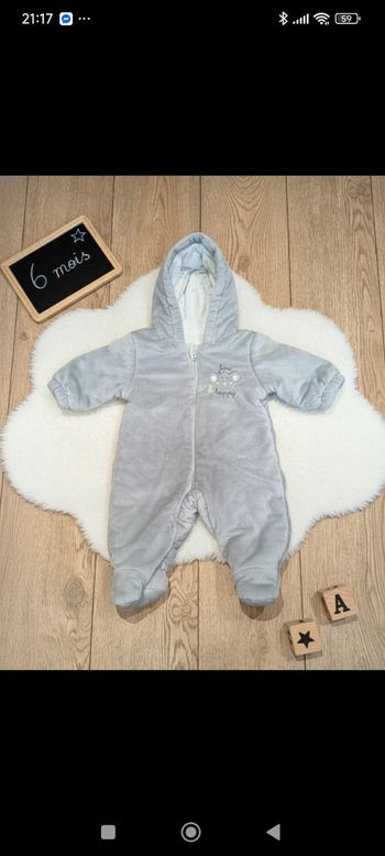 Combinaison polaire chaude 6 mois