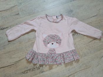 Tee shirt manche longue fille 12 mois