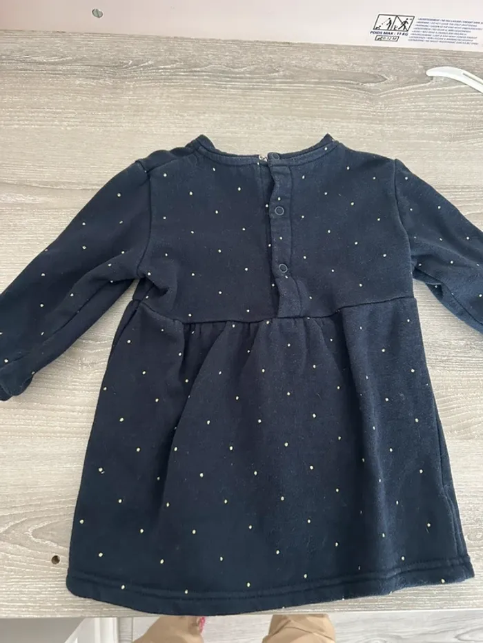 Robe sweat matière chaude 18 mois - photo numéro 5
