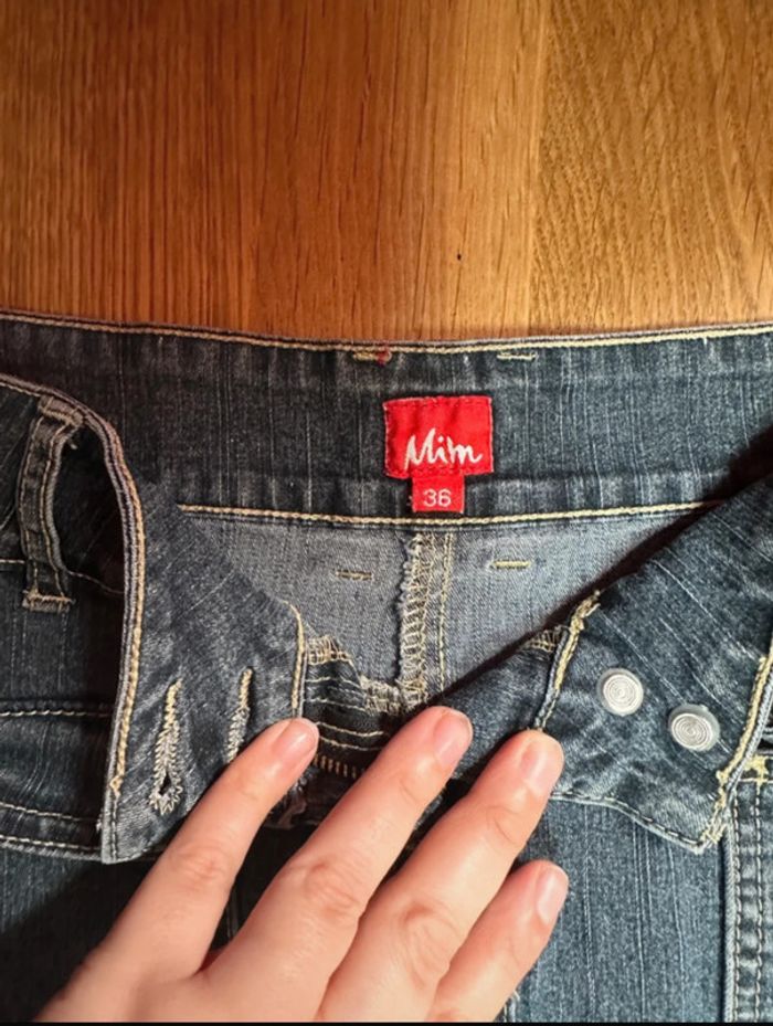 Jupe en jean mim taille 36 - photo numéro 3