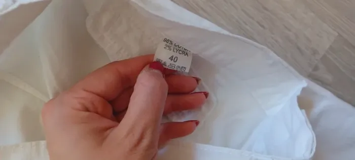 Pantacourt blanc femme, taille 40, en très bon état. - photo numéro 8