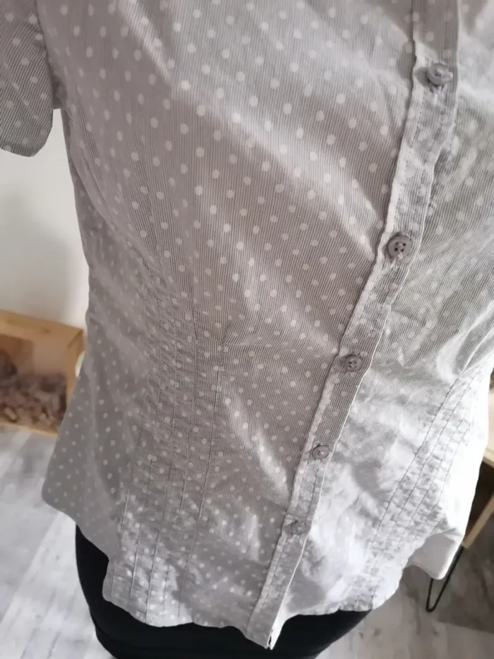 Chemise Camaïeu (blanc), XXL / 44 / 16 - photo numéro 2