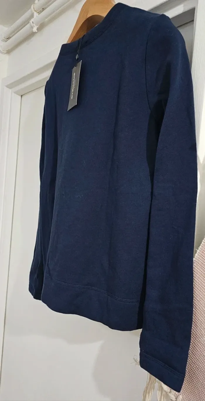 Pull Épais Doublé Polaire 100% Coton Cyrillus Taille S - photo numéro 7