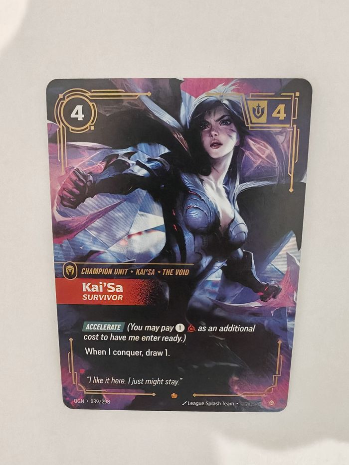 Kai'sa Survivor  039/298 riftbound league of legends