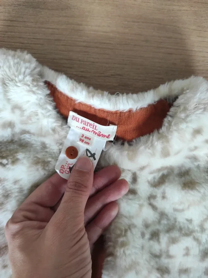 Gilet DPAM étiqueté 3 ans taille grand - photo numéro 3