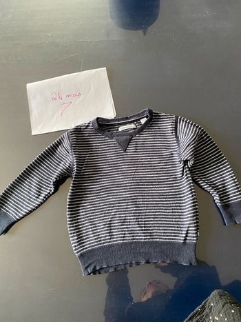 Pull rayé garçon 24 mois